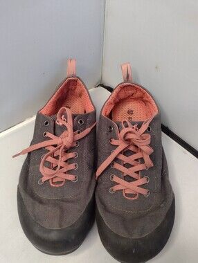 Evolv Cruzer Psyche Canvas Women Climbing Approach Shoes Size 7.5 Gray B7